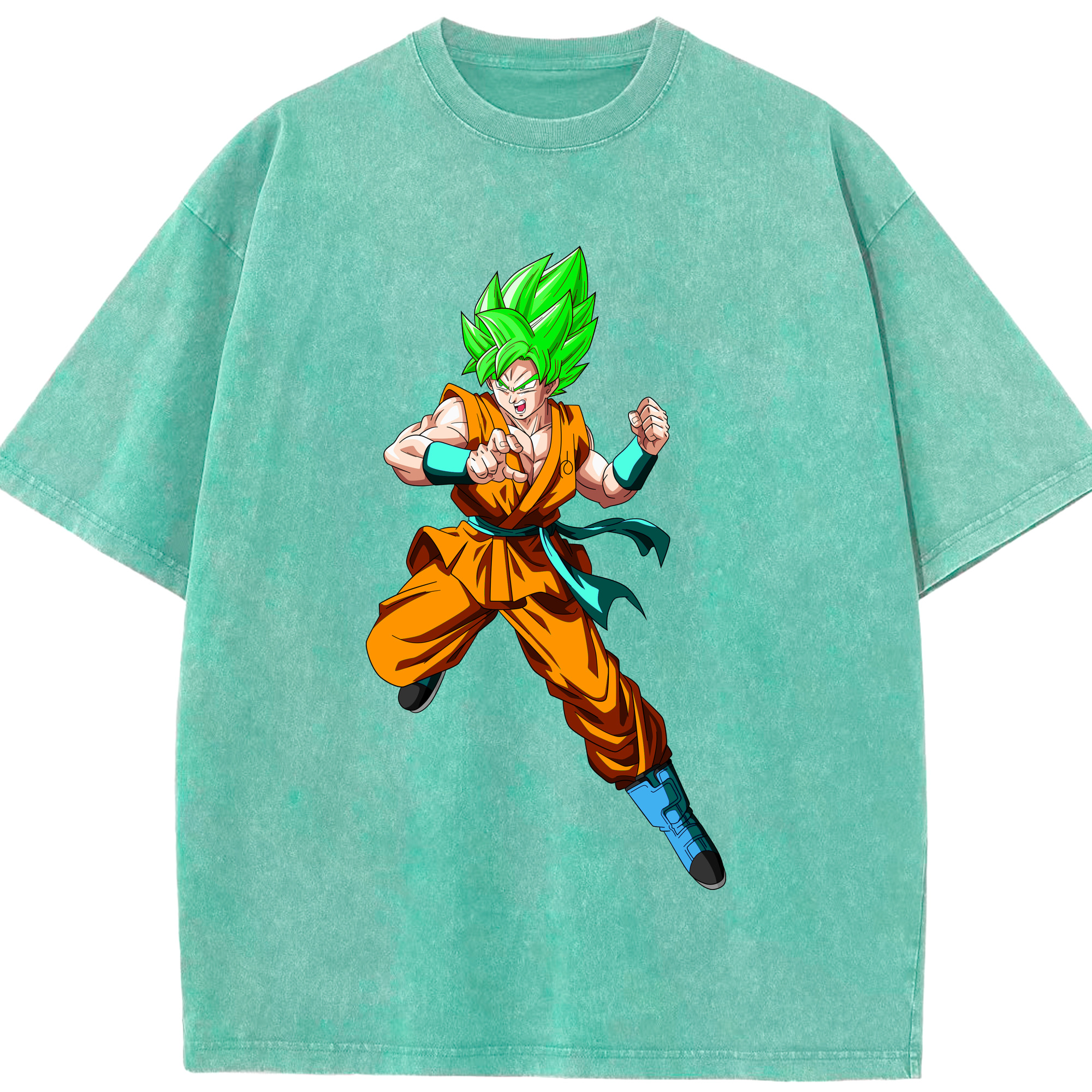 （画像用） ドラゴンボール 孫 悟飯（そんごはん）DRAGON BALL Son Gohan 綿100% ヴィンテージ風 半袖Tシャツ（フロントプリント）